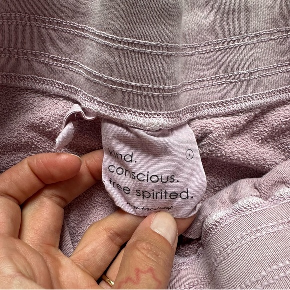 Unsubscribed terry sweatpants in garden party color size small - Picture 2 of 3